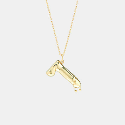 PRINCE ALBERT GOLD DICK PENDANT NECKLACE