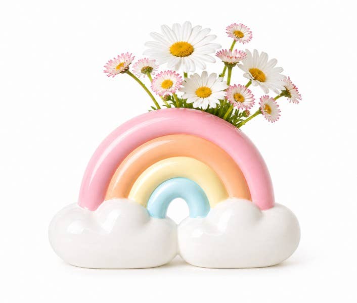 Rainbow Vase (for placing or hanging)