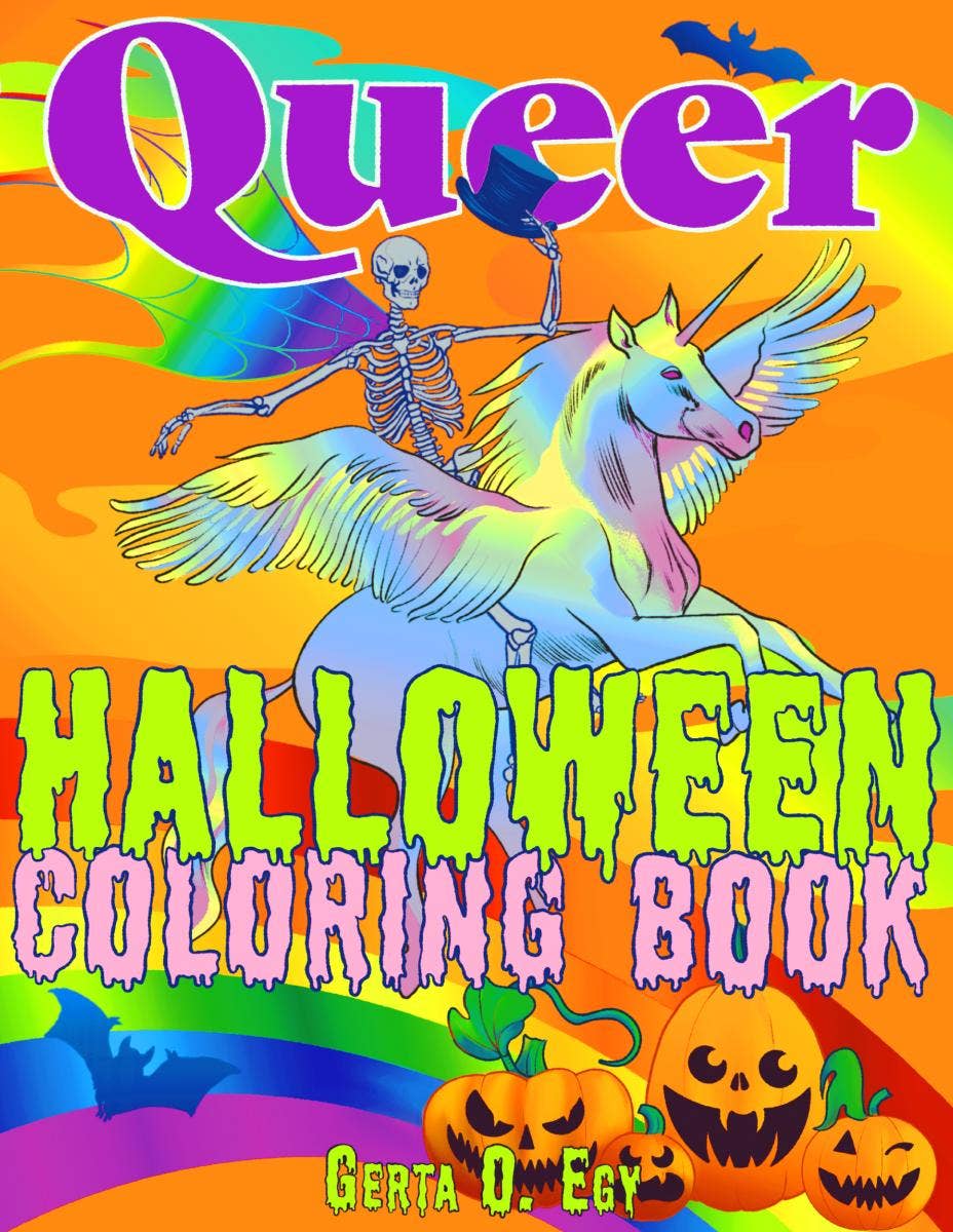 Queer Halloween Coloring Book
