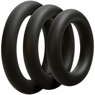 Thick Cockring Silicone Black