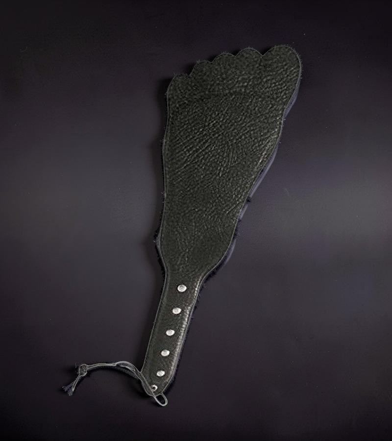 Foot Leather Paddle Black
