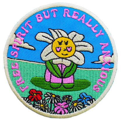Free Spirit But Really Anxious (Iron-On Patch)