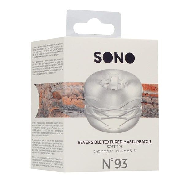 SONO No. 93 - Reversible Masturbator and Bumper - Transparent