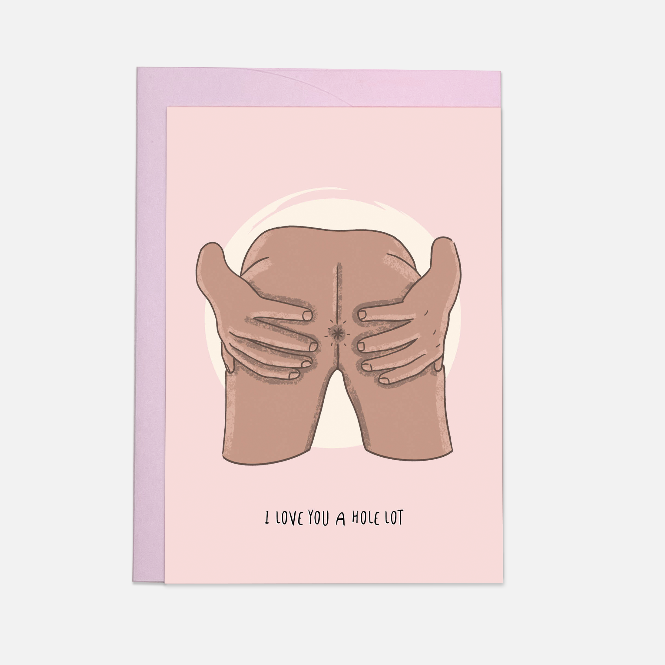 Hole lot love greeting card