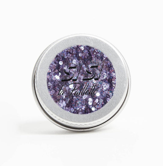 Purple rain glitter