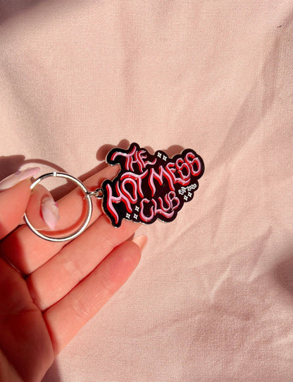 The hot mess club keyring!