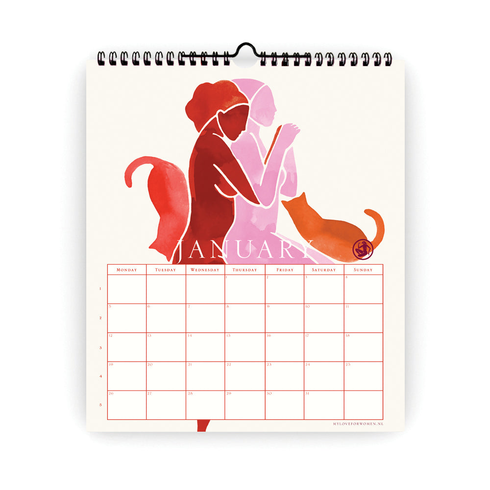 My Love for Women Calendar 2026