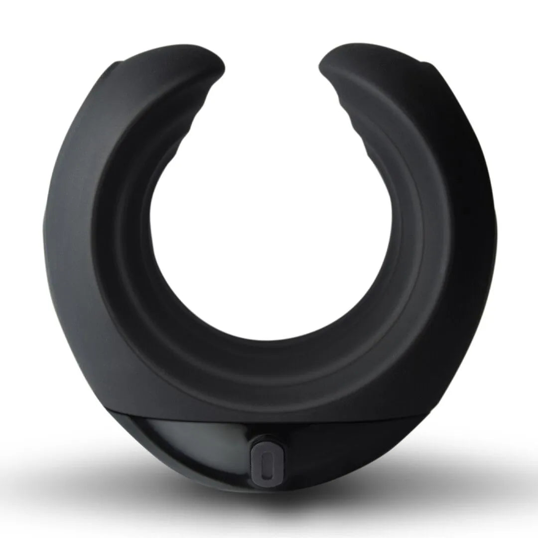 "Echo" Vibrating C-Shape Masturbator Black