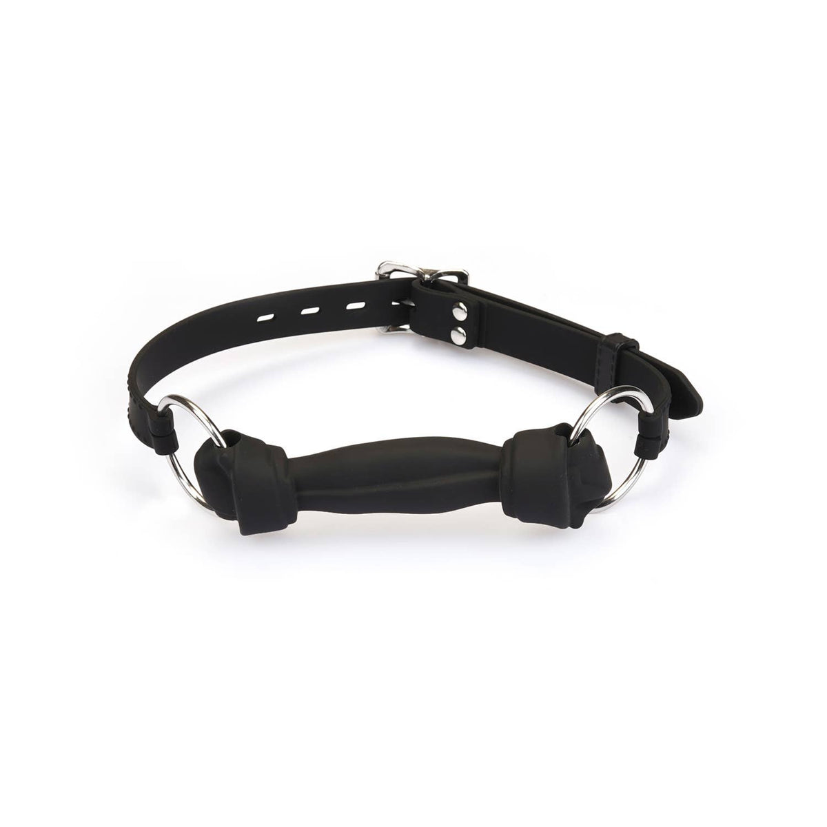 Food-grade Silicone Dog Bone Gag with Locking Buck