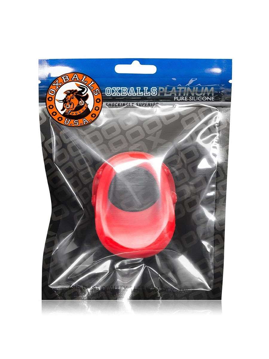 Oxballs Platinum - PLOW Cockring Red