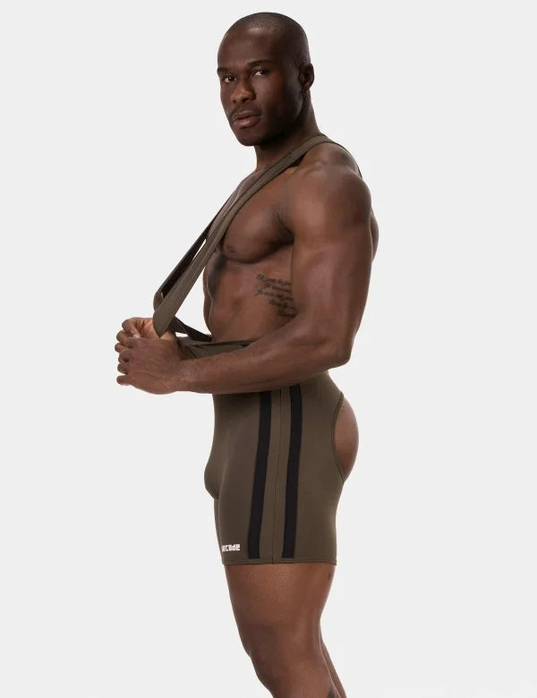 Backless Singlet "Dastin" Dark Army / Black