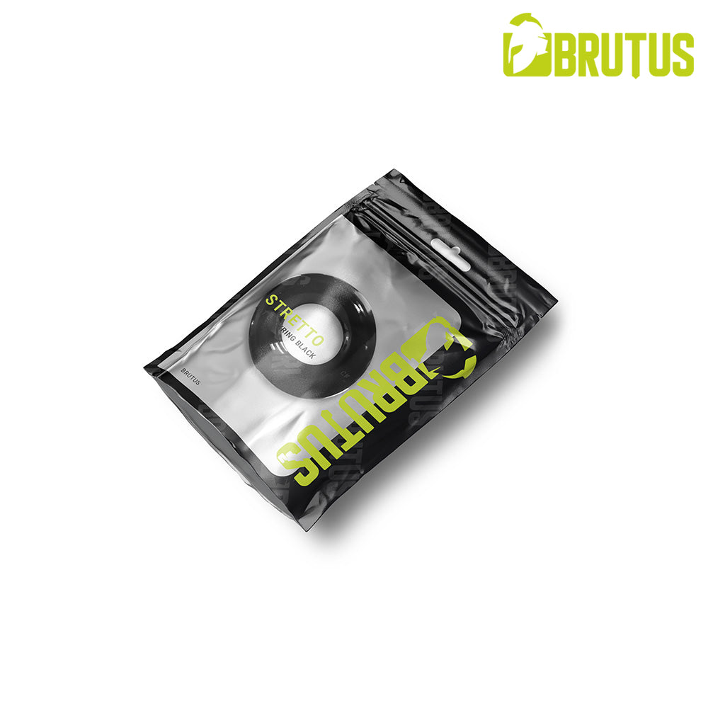 BRUTUS STRETTO Fat Stretchy Cockring Black
