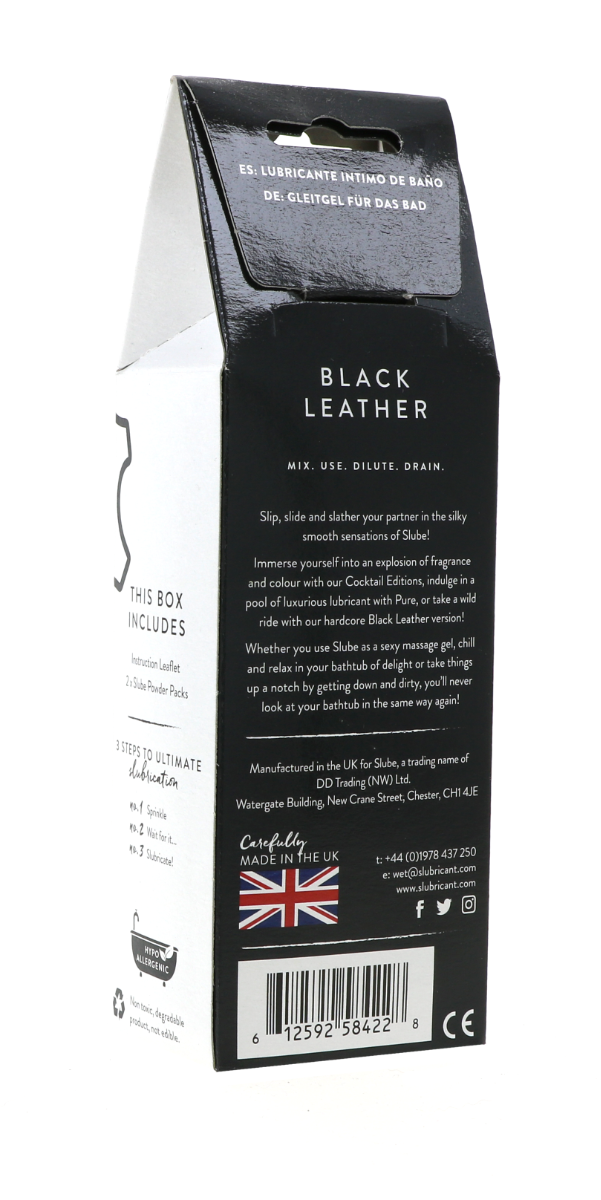 BLACK LEATHER Single Bath Play Lube x 2pack