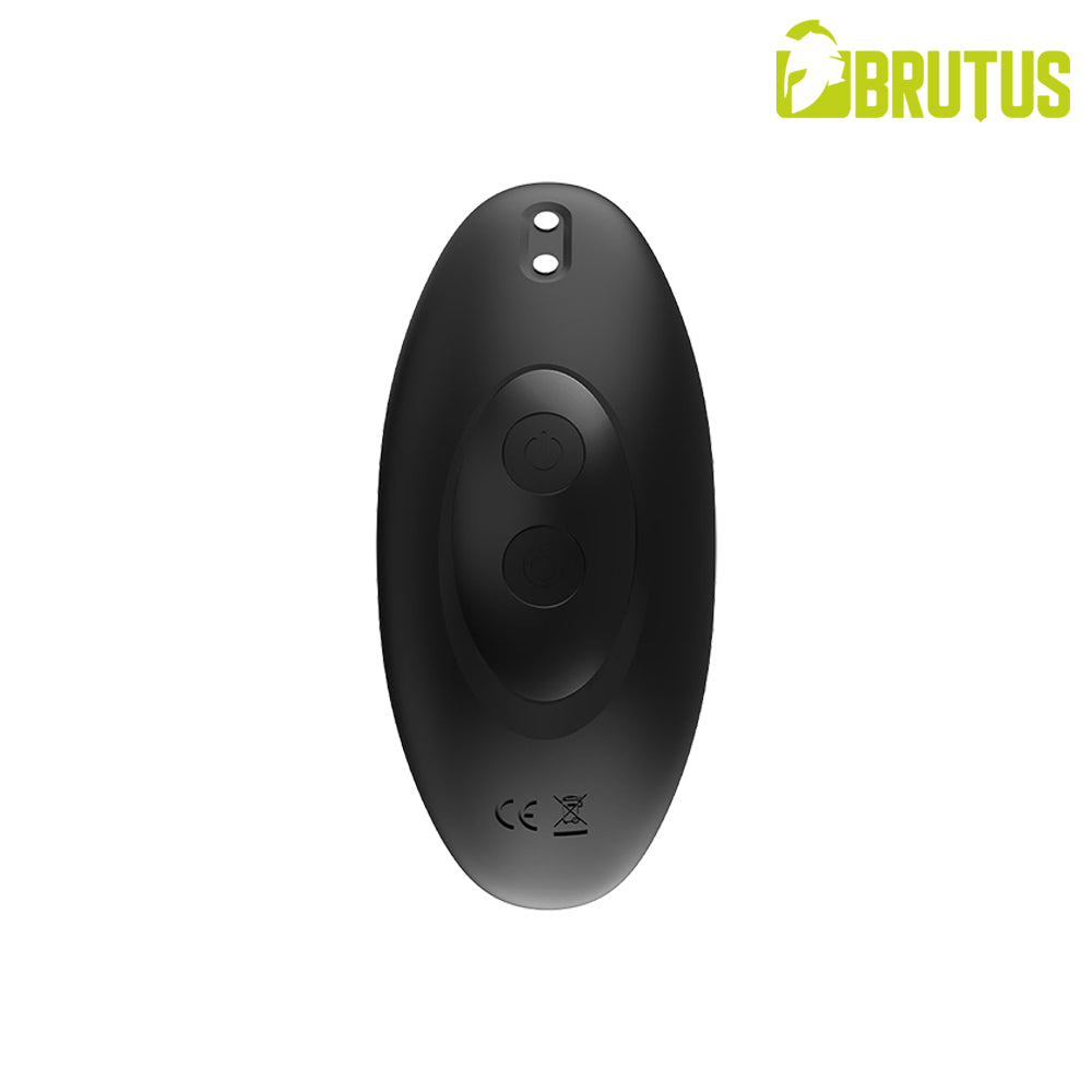 BRUTUS RIMMER Vibrating Buttplug w Rimming Beads |