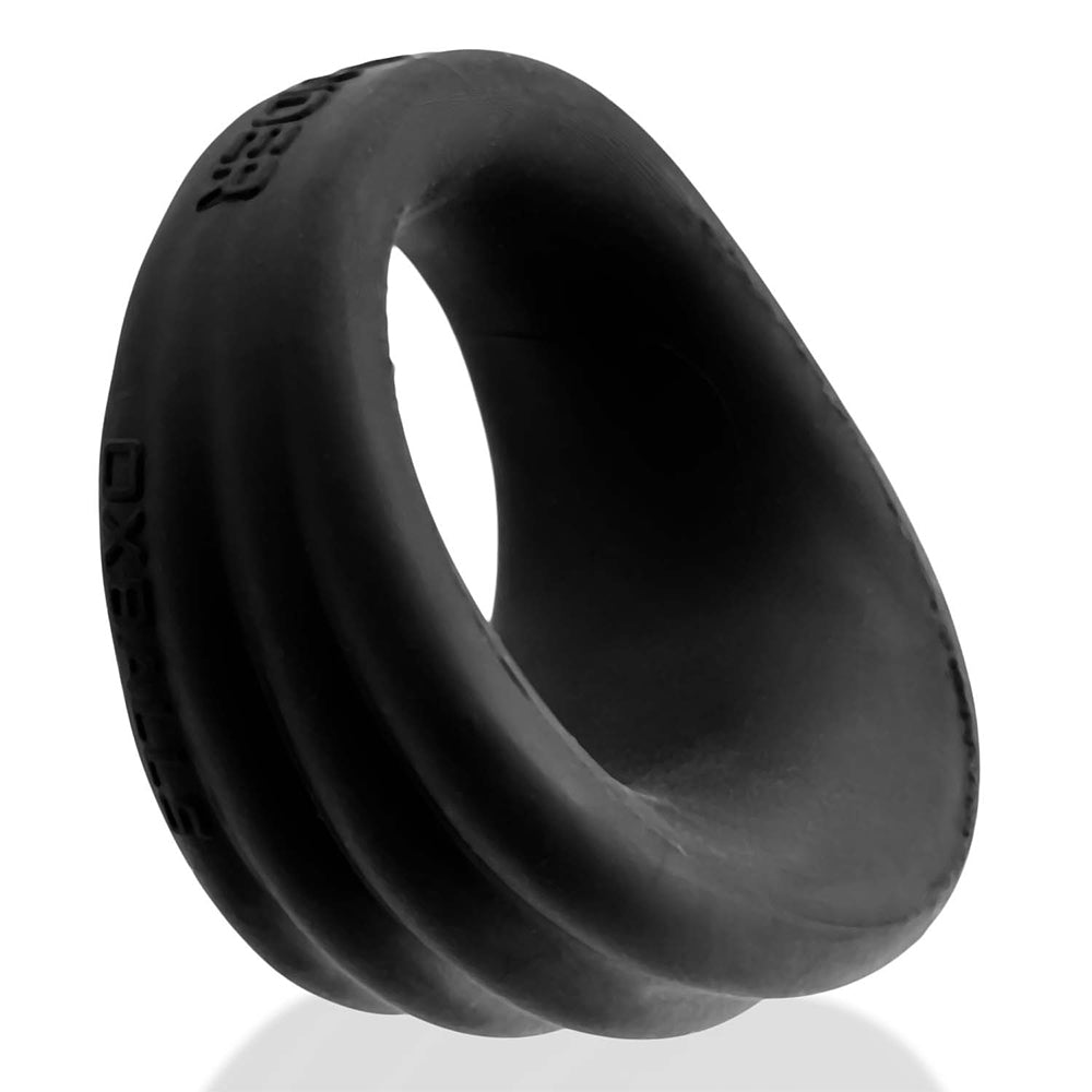 Hünkyjunk EXPANDER Scoop-Style Cockring Black Fog