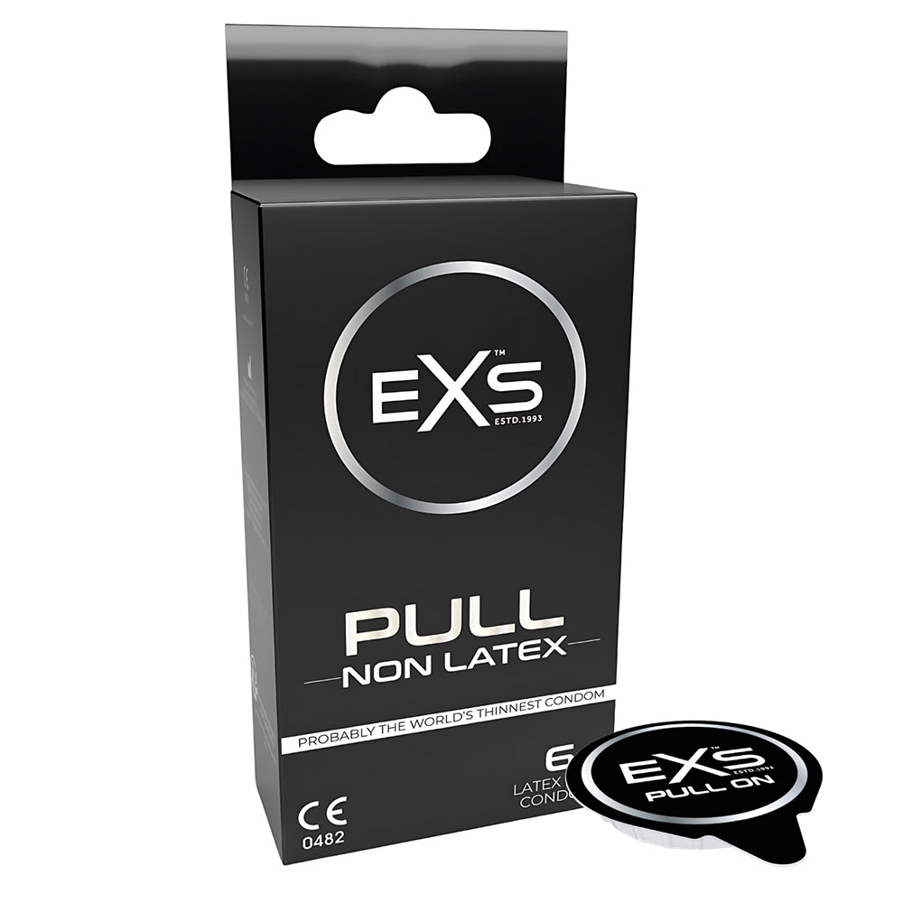 EXS Pull Large Non-Latex Condoms 6 x 60 mm
