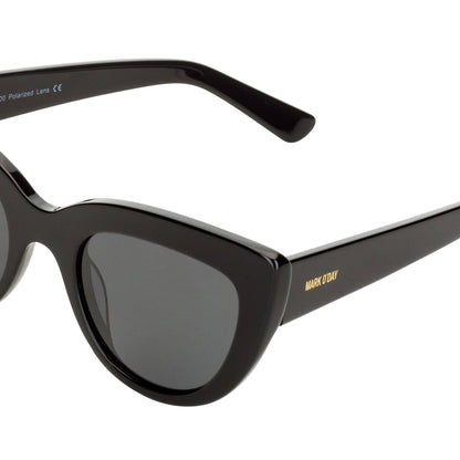 Mark O’ Day B026 - TAMARIU Sunglasses: BLACK / POLARIZED / WOMEN