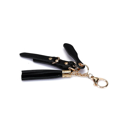Mini BDSM-themed Keychain Set: Shiny Black