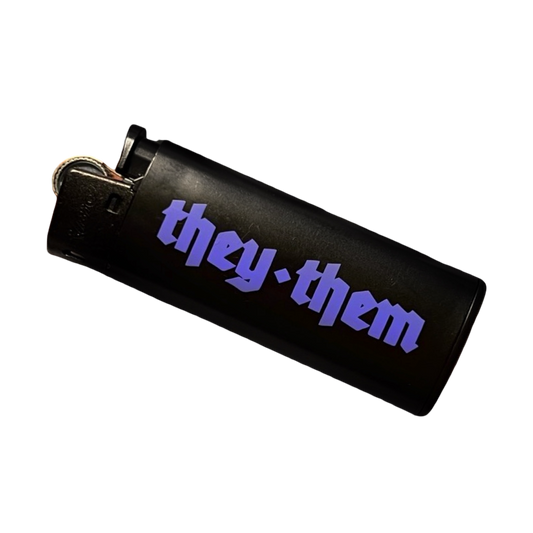 Keller Kreuzberg Lighter "they/them" Black/Lilac