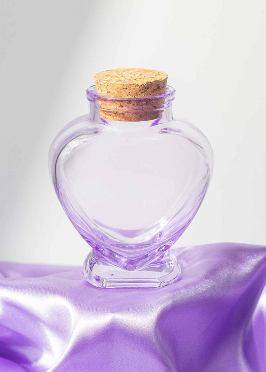 HEART STASH JAR: Purple