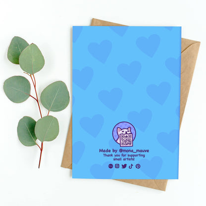 Sending You Worm Hugs! | Funny Love Card: A6