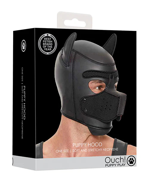 Neoprene Puppy Hood Black