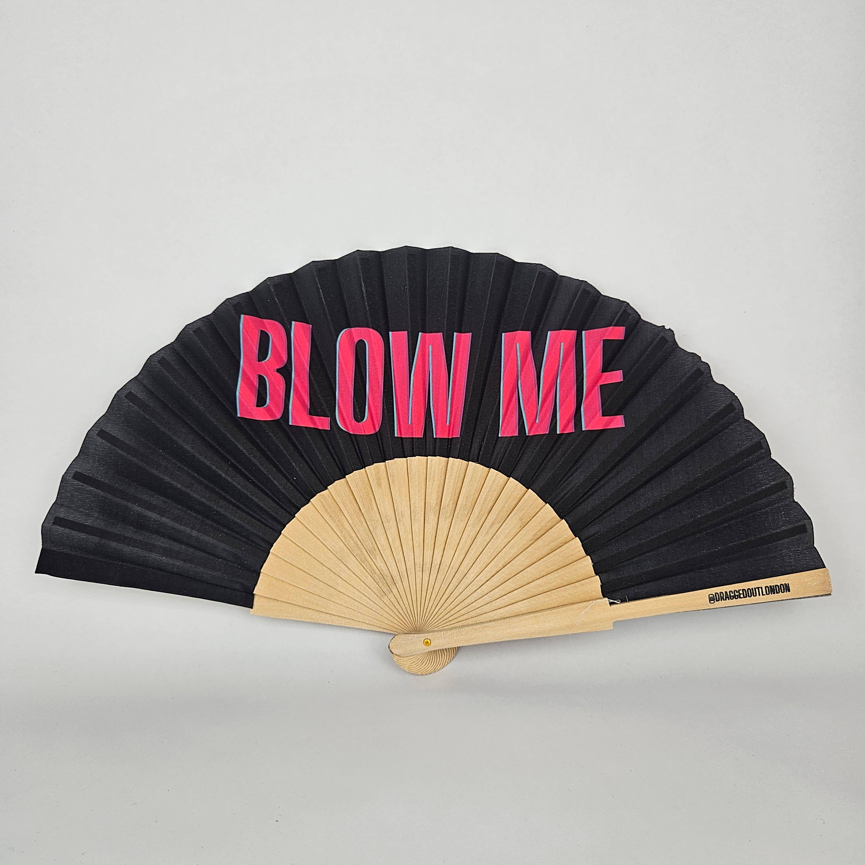 Small Folding Wood Hand Fan – Blow Me