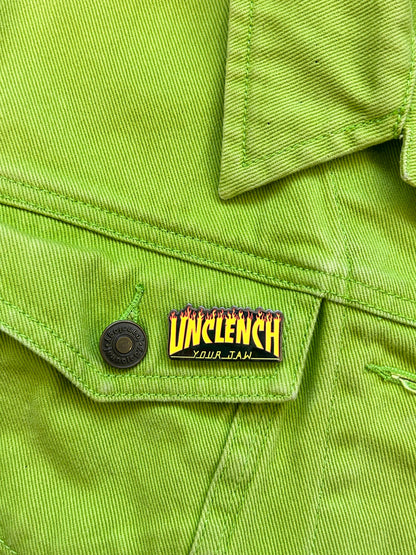 Unclench Your Jaw Enamel Pin: Pin