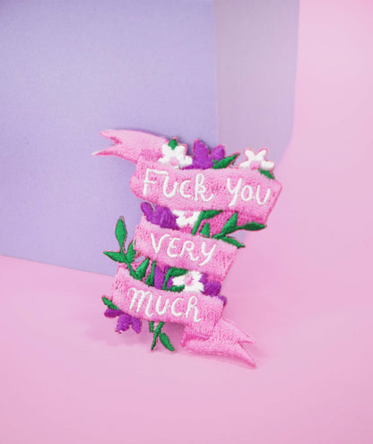 Iron-On Patch Fuck You Very Much