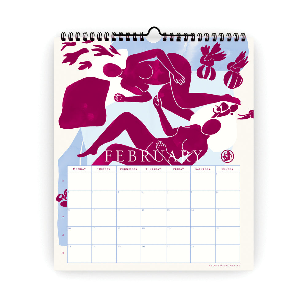 My Love for Women Calendar 2026