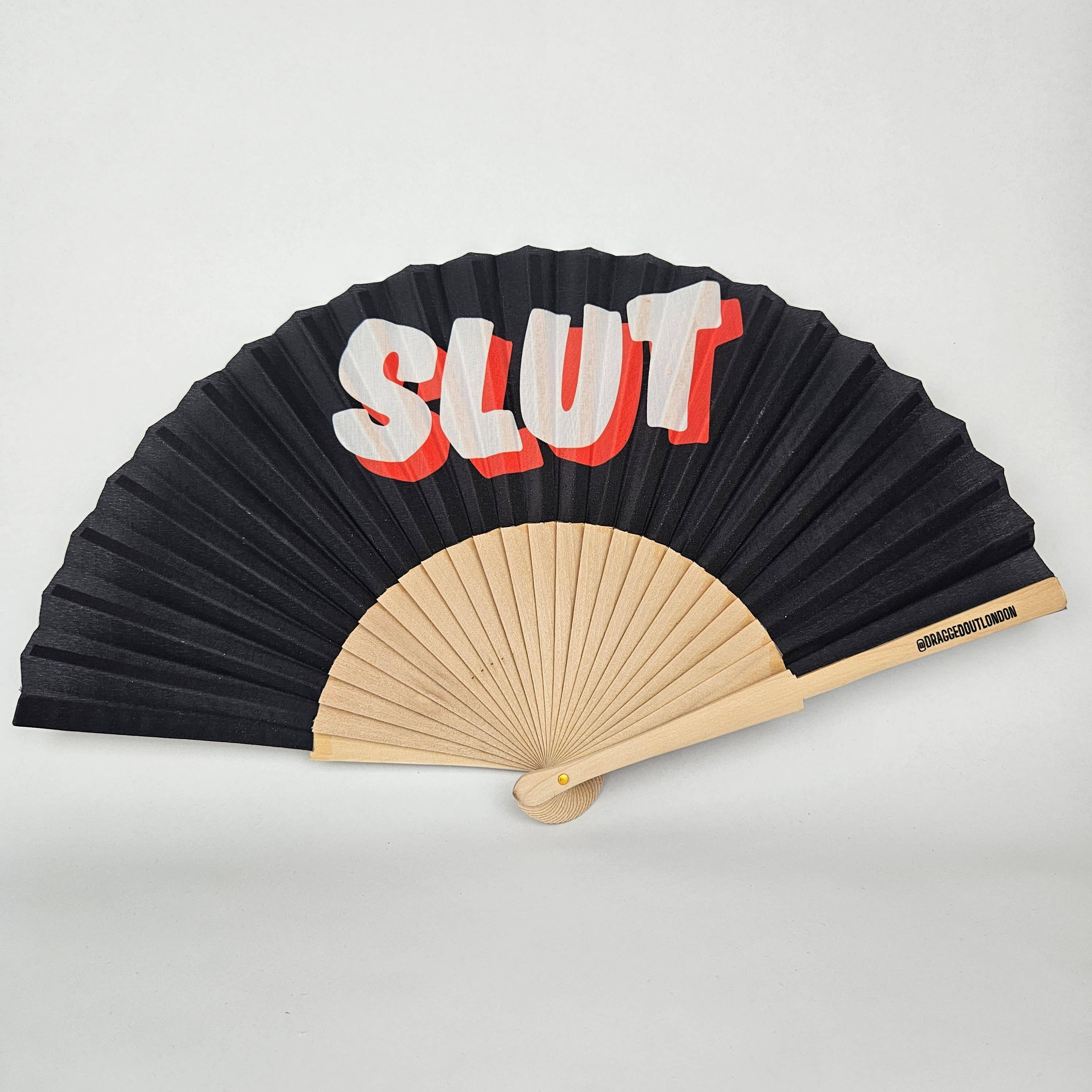 Small Folding Wood Hand Fan – Slut