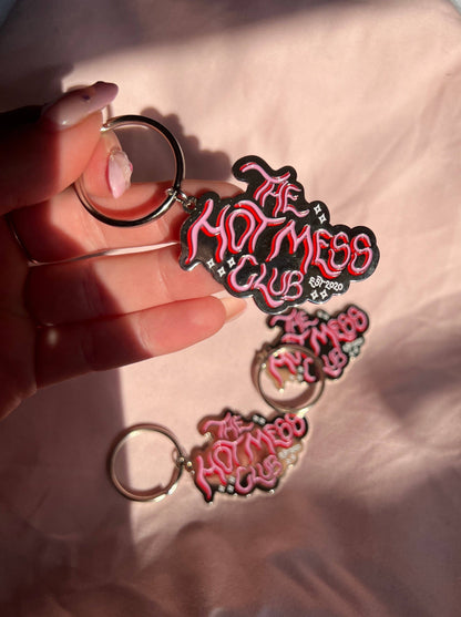 The hot mess club keyring!