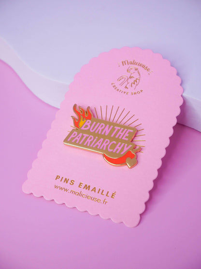 Pin'S Burn The Patriarchy Limistic