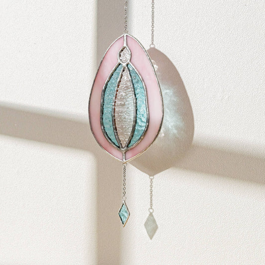 Stained Glass Vagina - Pink & Blue