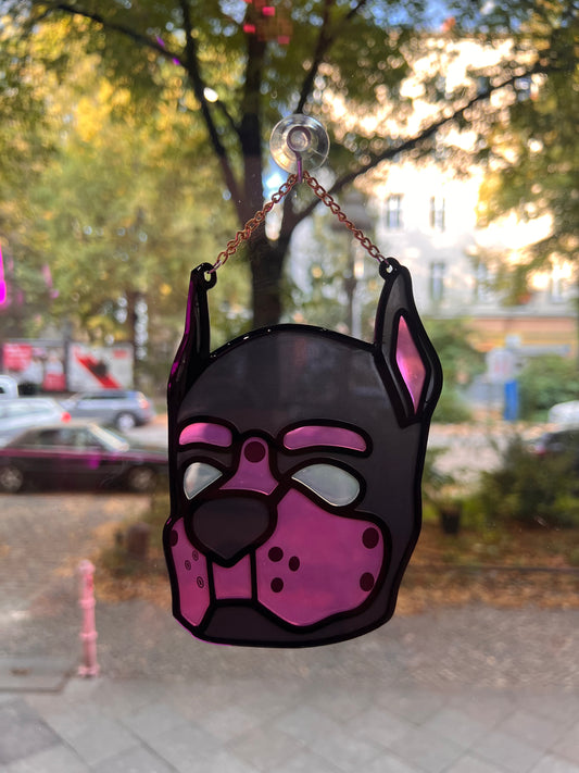 Kinky Glass "Puppy Mask" Pink