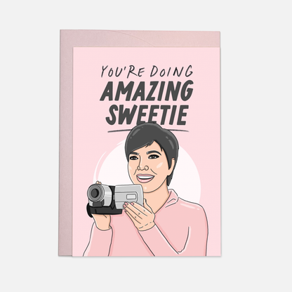 Amazing sweetie greeting card: Double