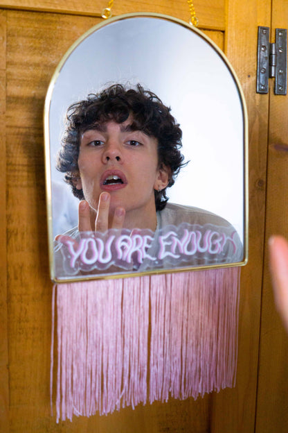 You Are Enough Mirror Sticker: You Are Enough Mirror Decal