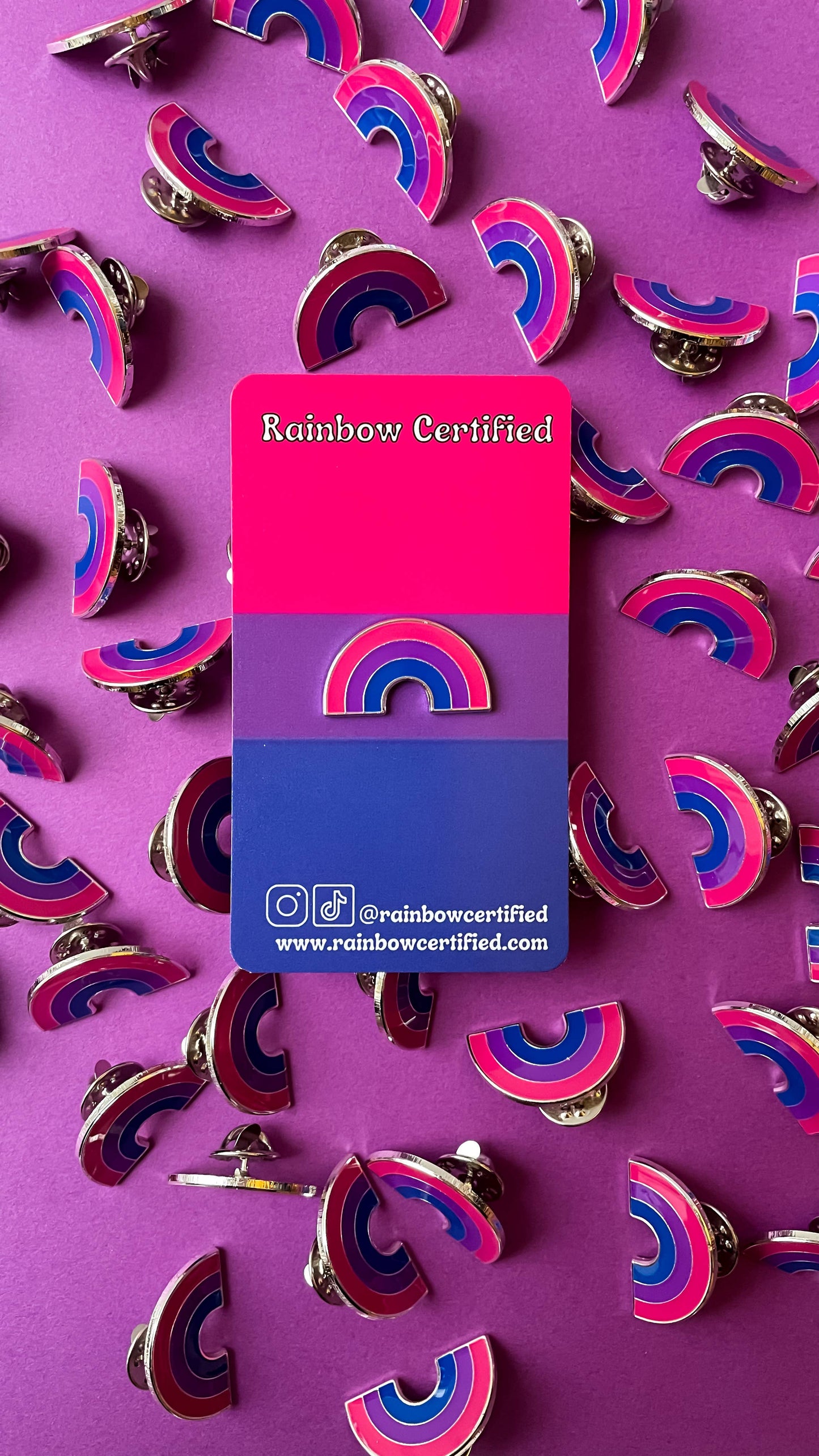 Bisexual Rainbow LGBTQ+ Pin