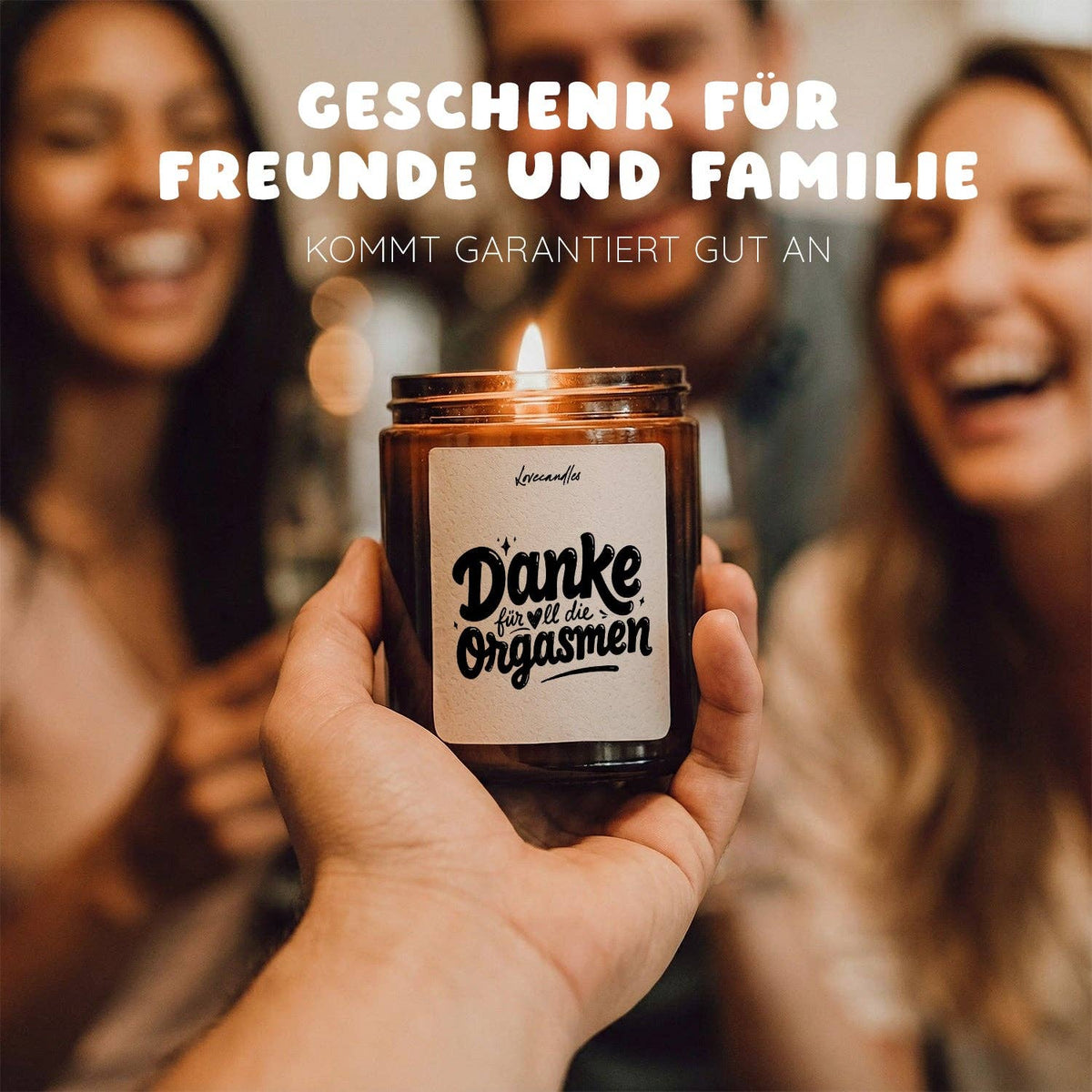 "Danke für all die Orgasmen Scented candle