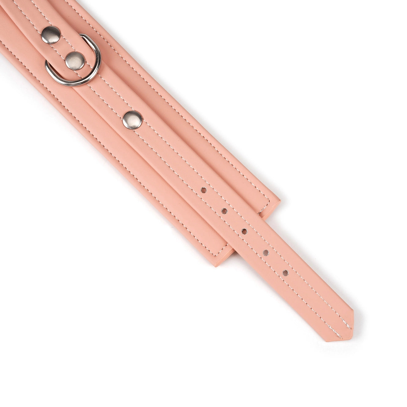 Pink Organosilicone Wrist Cuffs