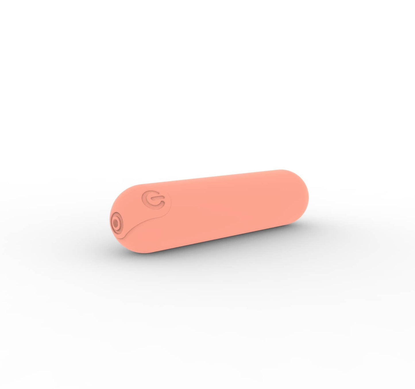 Dynamic Rainbow Silicone Bullet Vibrator - Apricot Pink