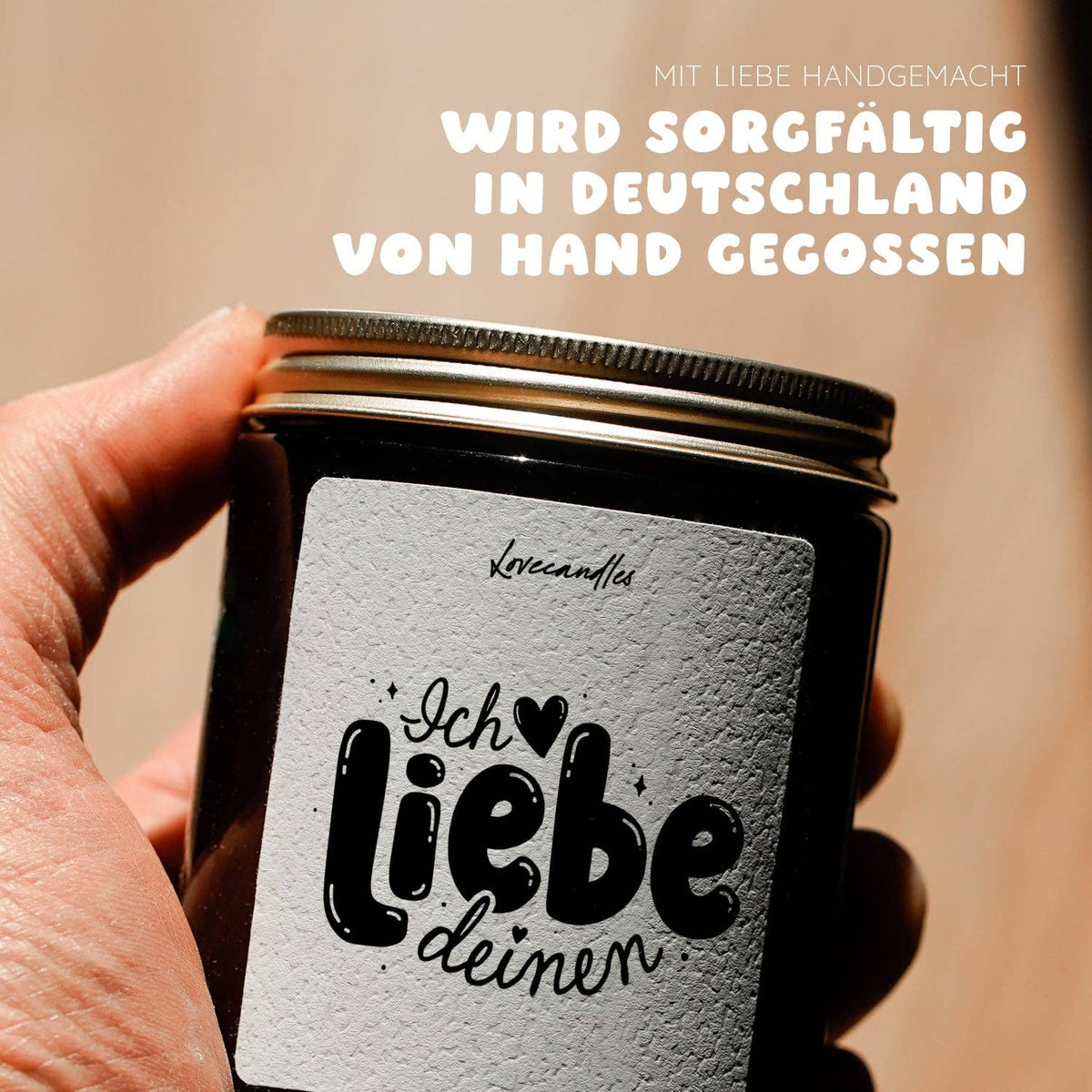 "Ich liebe deinen" Scented candle
