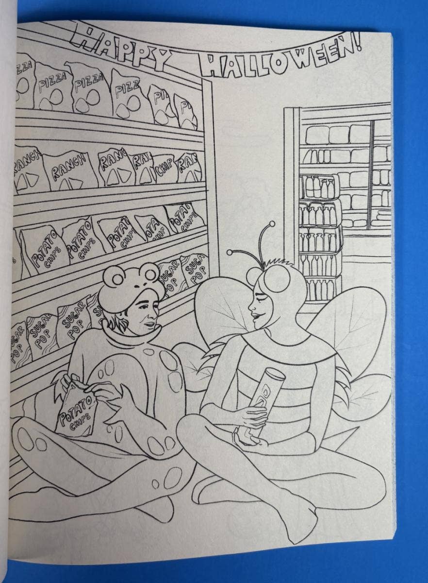Queer Halloween Coloring Book