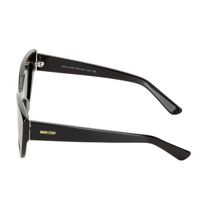 Mark O’ Day B026 - TAMARIU Sunglasses: BLACK / POLARIZED / WOMEN