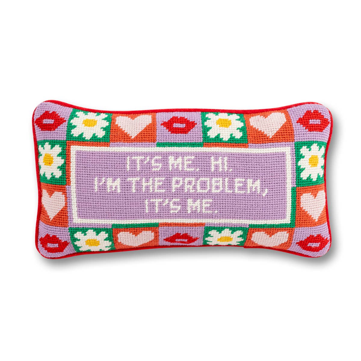 It's Me Needlepoint Pillow