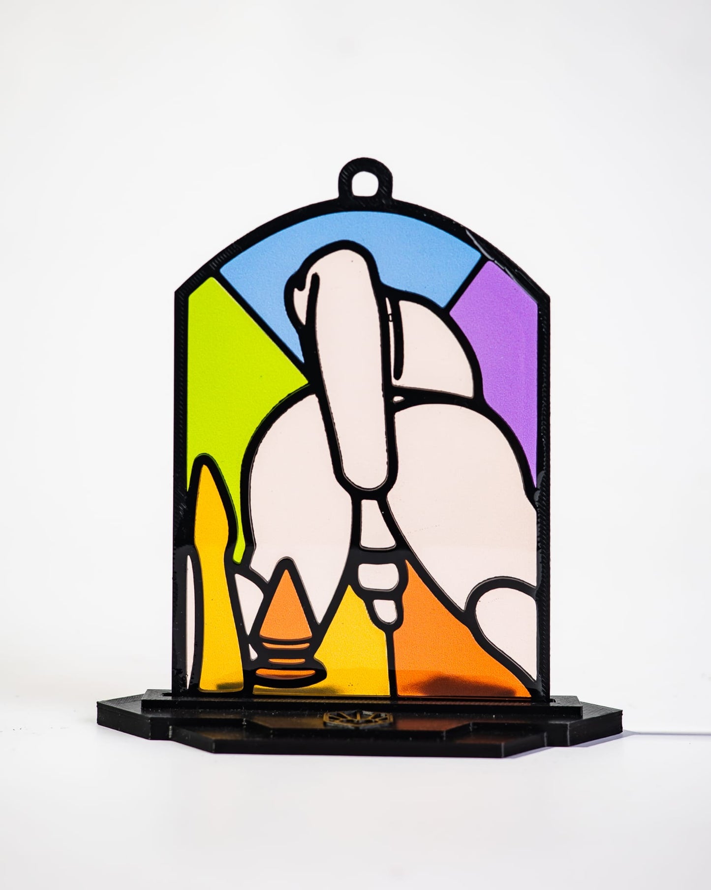 Toys and Fist Stained Glass Style Resin Art