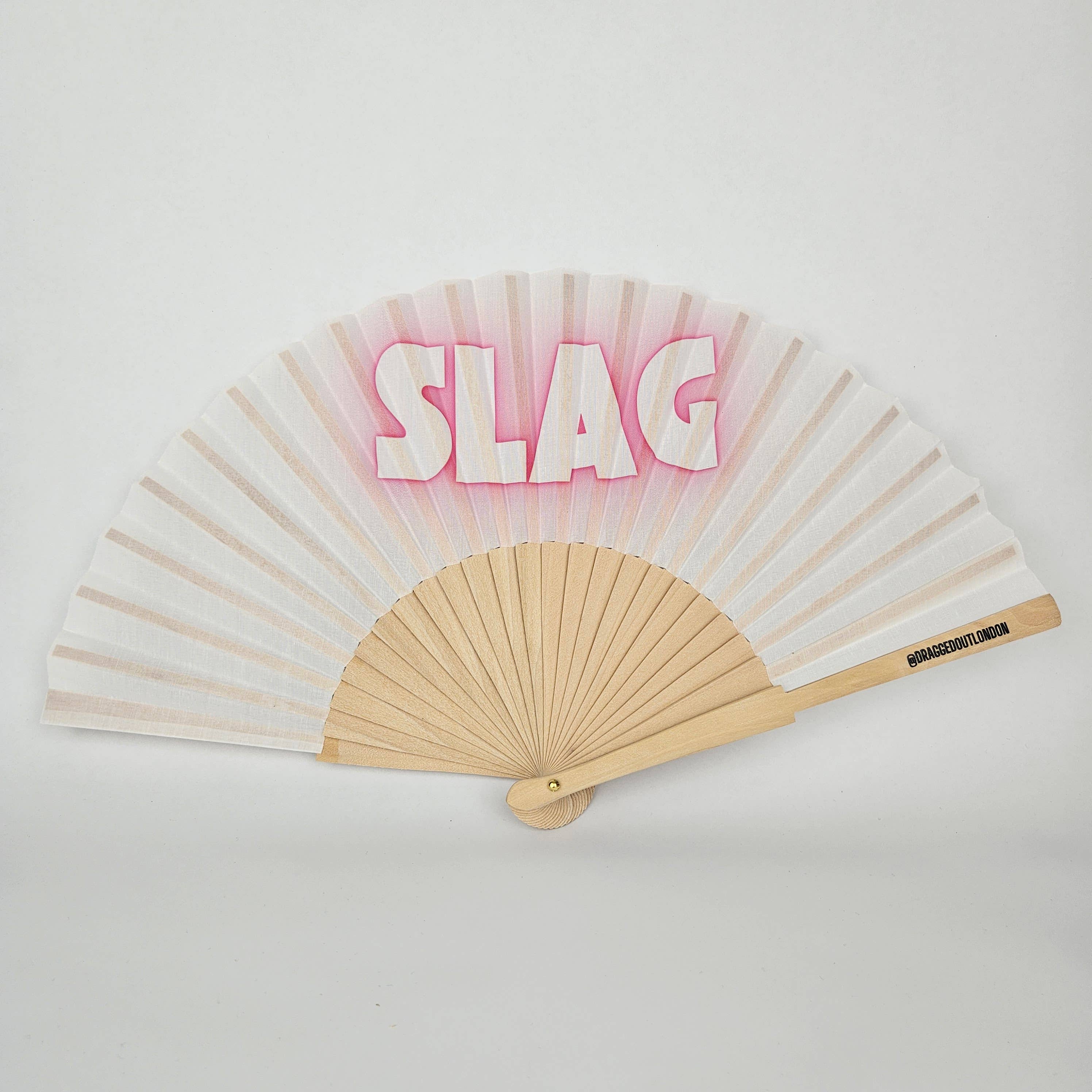 Small Folding Wood Hand Fan – Slag