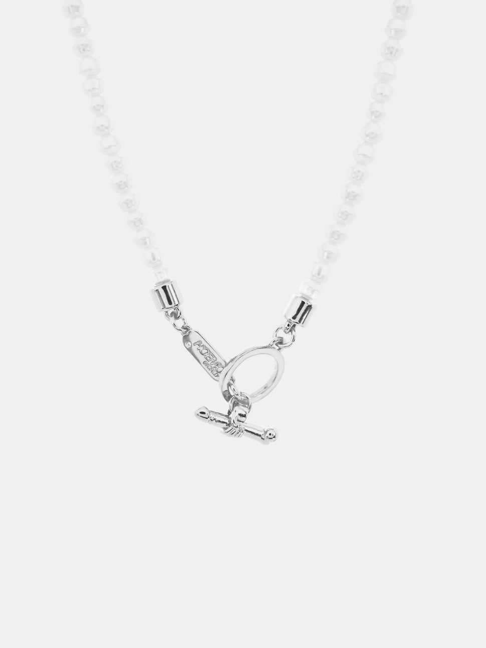 HOEMO World “Dick T-Bar Pearl Necklace”