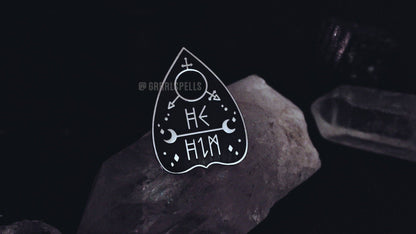 Original Pronoun Planchette Pin: They/them / Silver