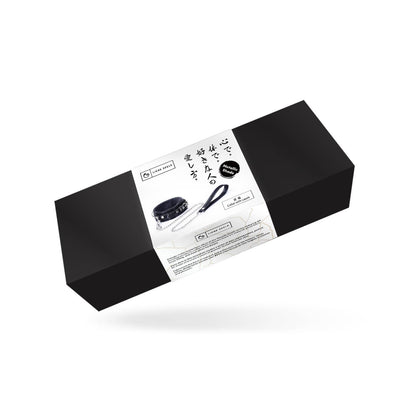 Metallic Shade Vegan Collar with Leash